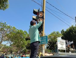 Lama Dinanti, Cimahi Akifkan Traffic Light di Titik Macet